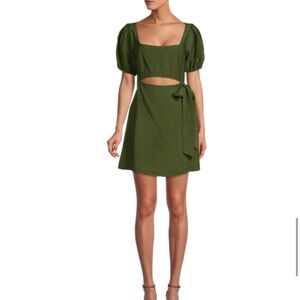 BCBGeneration Green Wrap Dress | NWOT  Green Cutout Wrap Dress